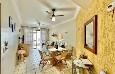 Apartamento com 2 dormitórios à venda, 85 m² por r$ 380.000,00 - jardim astúrias - guarujá/sp