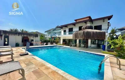 Casa com 4 dormitórios à venda, 384 m² por r$ 1.850.000,00 - jardim acapulco - guarujá/sp