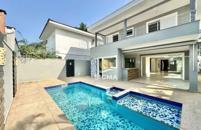 Casa com 3 dormitórios à venda, 270 m² por r$ 2.110.000,00 - pernambuco ii - guarujá/sp