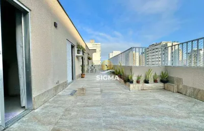 Cobertura com 3 dormitórios à venda, 180 m² por r$ 650.000,00 - pitangueiras - guarujá/sp