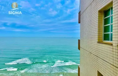 Frente mar - apartamento à venda na praia das pitangueiras guarujá.