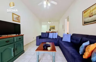 Apartamento com 2 quartos sendo 1 suíte à venda na `praia das pitangueiras - guarujá/sp.