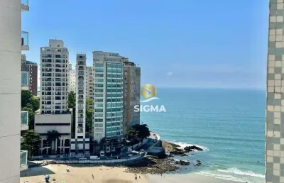 Vista mar - apartamento com 2 quartos à venda na praia das pitangueiras - guarujá/sp.