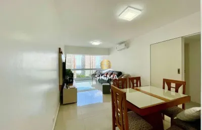 Vista mar - apartamento com 2 quartos sendo 1 suíte à venda na praia das pitangueiras - guarujá/sp.
