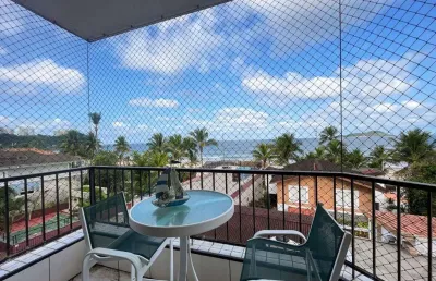 Apartamento com 3 dormitórios à venda, 137 m² por r$ 870.000,00 - tombo - guarujá/sp