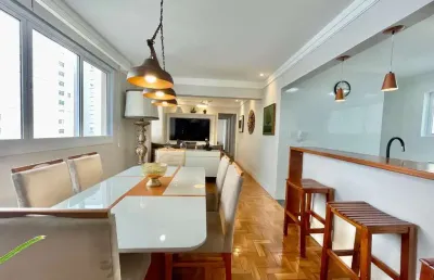 Apartamento com 3 dormitórios à venda, 147 m² por r$ 860.000,00 - pitangueiras - guarujá/sp