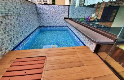 Apartamento com 4 dormitórios à venda, 210 m² por r$ 1.500.000,00 - pitangueiras - guarujá/sp