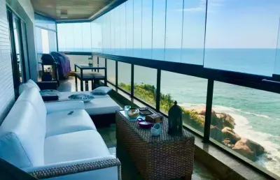 Apartamento com 4 suítes à venda  na praia das astúrias - guarujá/sp.