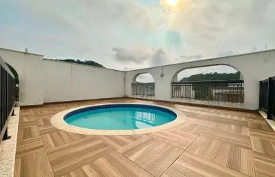 Cobertura com 4 dormitórios à venda, 280 m² por r$ 1.500.000,00 - pitangueiras - guarujá/sp