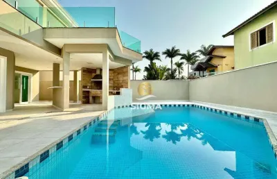 Casa com 4 dormitórios à venda, 240 m² por r$ 1.700.000,00 - balneário praia do pernambuco - guarujá/sp