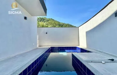 Sobrado com 2 suítes à venda, 90 m² por r$ 530.000 - balneario praia do perequê - guarujá/sp.