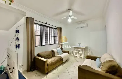 Apartamento com 2 quartos à venda, 65 m² por r$ 460.000 - jardim astúrias - guarujá/sp
