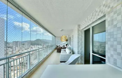 Apartamento com 3 quartos sendo 1 suíte à venda na praia das astúrias - guarujá/sp.