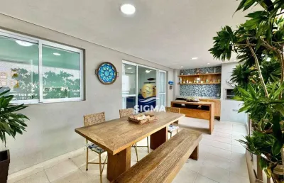 Apartamento com 4 dormitórios à venda, 134 m² por r$ 1.190.000,00 - jardim astúrias - guarujá/sp