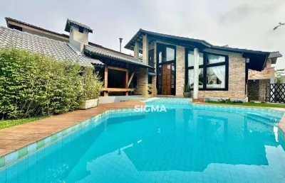 Casa com 4 suítes à venda no condomínio jardim acapulco - guarujá/sp.