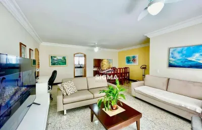 Apartamento com 3 dormitórios à venda, 120 m² por r$ 895.000,00 - pitangueiras - guarujá/sp