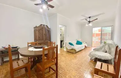 Apartamento com 2 quartos sendo 1 suíte à venda na praia das astúrias - guarujá/sp.