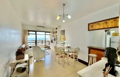 Vista mar - apartamento com 3 quartos sendo 1 suíte à venda na praia das pitangueiras - guarujá/sp.
