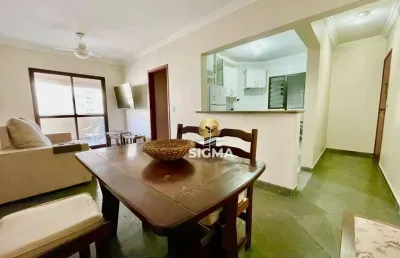 Apartamento com 2 dormitórios à venda, 80 m² por r$ 580.000,00 - pitangueiras - guarujá/sp