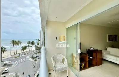 Apartamento com 2 dormitórios à venda, 80 m² por r$ 550.000,00 - pitangueiras - guarujá/sp