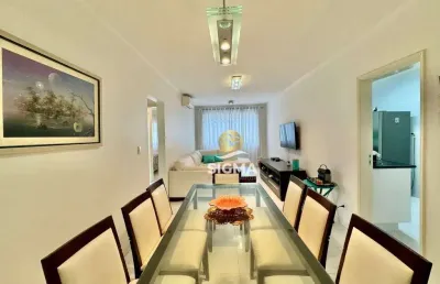 Apartamento com 2 quartos senso 1 suíte  à venda, 90 m² por r$ 550.000 - praia das pitangueiras - guarujá/sp.