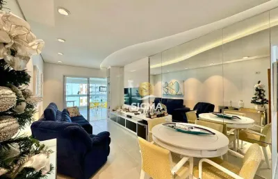 Apartamento com 3 dormitórios à venda, 144 m² por r$ 1.700.000,00 - pitangueiras - guarujá/sp