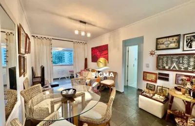 Apartamento com 2 sendo uma suíte  à venda, 70 m² por r$ 480.000 - pitangueiras - guarujá/sp