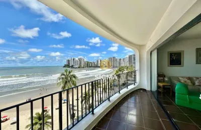 Apartamento com 4 dormitórios à venda, 144 m² por r$ 1.180.000,00 - jardim astúrias - guarujá/sp