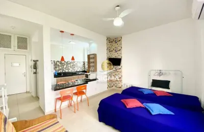 Kitnet com 1 quarto à venda na praia das pitangueiras - guarujá/sp.