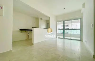 Apartamento com 2 quartos sendo 1 suíte à venda, 69 m² por r$ 850.000 - jardim astúrias - guarujá/sp.