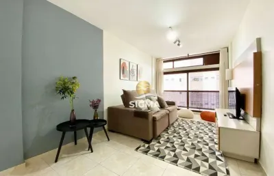 Apartamento com 3 dormitórios à venda, 90 m² por r$ 480.000 - pitangueiras - guarujá/sp.