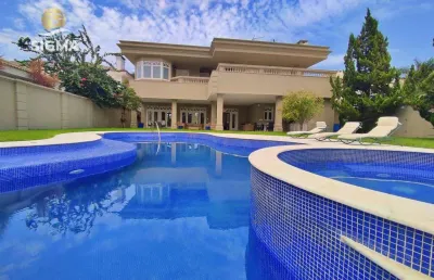 Casa com 5 suítes à venda, 600 m² por r$ 6.500.000 - jardim acapulco - guarujá/sp