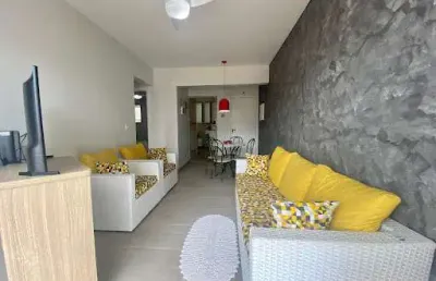 Apartamento com 2 dormitórios à venda, 70 m² por r$ 420.000,00 - tombo - guarujá/sp