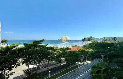 Frente mar - apartamento com 3 quartos à venda, 158 m² por r$ 700.000 - pitangueiras - guarujá/sp.