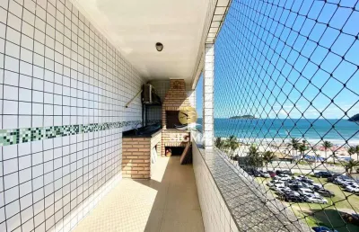 Cobertura com 4 quartos sendo 3 suítes à venda na praia do tombo - guarujá/sp.