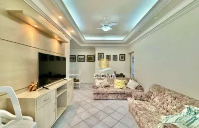 Apartamento com 3 dormitórios à venda, 95 m² por r$ 600.000,00 - pitangueiras - guarujá/sp