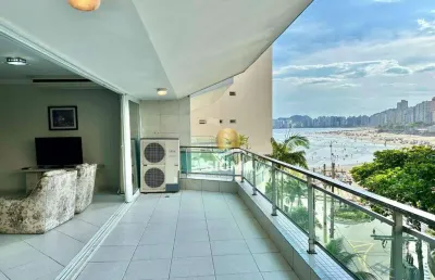 Apartamento com 4 quartos sendo 2 suítes à venda, 246 m² por r$ 1.200.000 - pitangueiras - guarujá/sp.