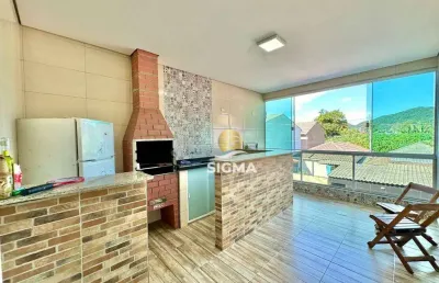 Sobrado com 3 dormitórios sendo 1 suíte  à venda, 191 m² por r$ 550.000 - morrinhos - guarujá/sp.