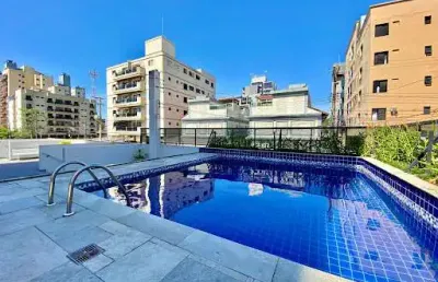 Apartamento com 2 quartos sendo 1 suíte à venda na praia do tombo - guarujá/sp.