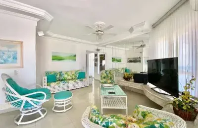 Cobertura com 3 dormitórios à venda, 160 m² por r$ 850.000,00 - tombo - guarujá/sp