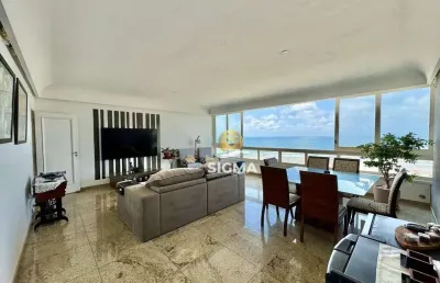 Apartamento com 3 dormitórios sendo 1 suíte, 190 m² - venda por r$ 1.500.000 ou aluguel por r$ 8.000/mês - praia das pitangueiras - guarujá/sp.