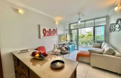 Apartamento com 2 quartos sendo 1 suíte à venda na praia das pitangueiras - guarujá/sp.