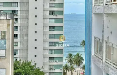 Apartamento com 2 quartos 1 suíte à venda, 100 m² por r$ 690.000 - pitangueiras - guarujá/sp.