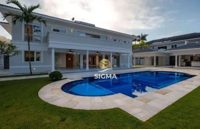 Casa com 4 suítes à venda, 750 m² por r$ 9.600.000 - marina guarujá - guarujá/sp.