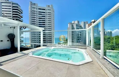 Cobertura com 4 suítes à venda, 235 m² por r$ 1.480.000 - jardim astúrias - guarujá/sp