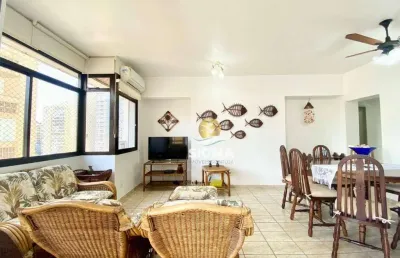 Apartamento com 3 dormitórios sendo 1 suíte à venda, 116 m² por r$ 680.000 - jardim astúrias - guarujá/sp.