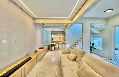 Village com 2 quartos sendo 1 suíte à venda, 127 m² por r$ 820.000 - tombo - guarujá/sp.