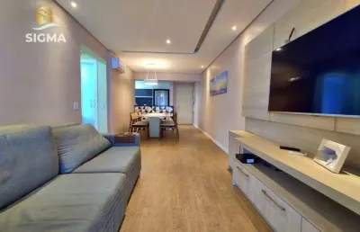 Apartamento com 2 dormitórios à venda, 88 m² por r$ 1.000.000,00 - jardim astúrias - guarujá/sp