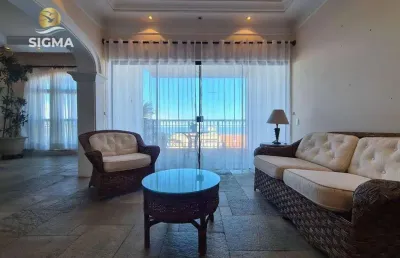 Apartamento com 3 dormitórios à venda, 201 m² por r$ 1.300.000,00 - pitangueiras - guarujá/sp