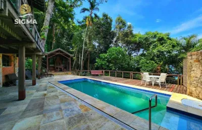 Casa com 4 dormitórios à venda no sorocotuba,  guarujá/sp
